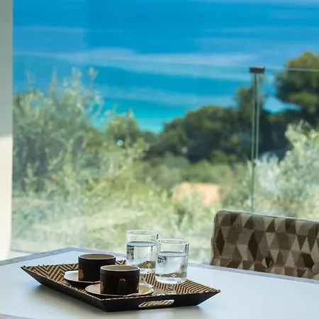 Villa Ouranos - Luxurius Modern Villa Pool, Close To The Beach Agios Ioannis  Exterior photo