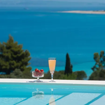 Villa Ouranos - Luxurius Modern Villa Pool, Close To The Beach Agios Ioannis  Exterior photo